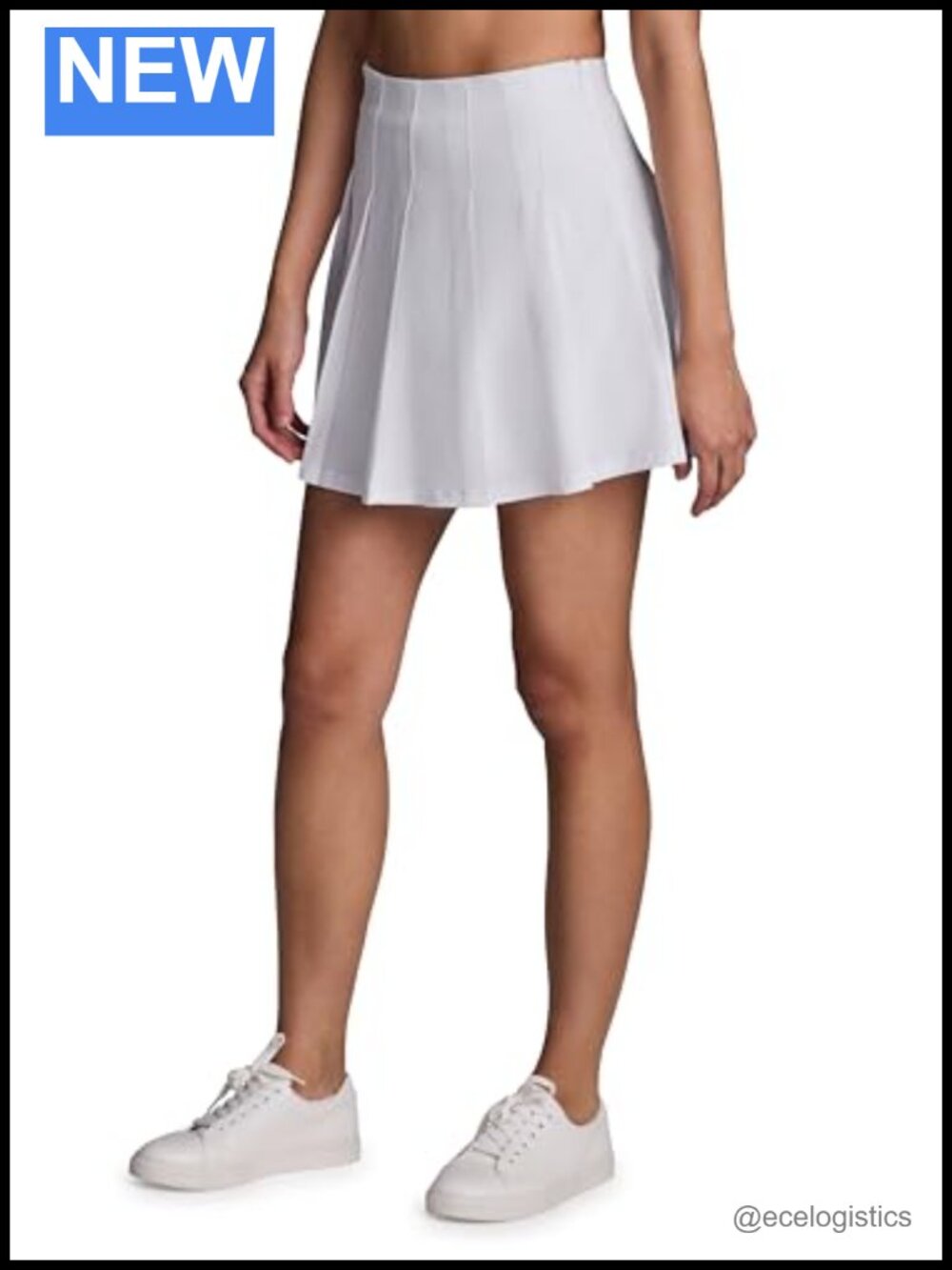 Women's Athletic Skort with Built-in Shorts and Pocket, Quick Dry Pleated